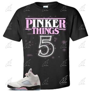 Jordan 5 Soft Pink Matching Shirt, Unisex Graphic Tee, Best Gift,Sneaker Match